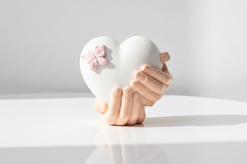 قالب سیلیکونی مجسمه قلب پروانه ای