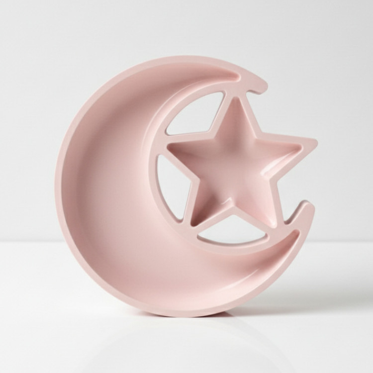 قالب سیلیکونی ظرف مدل ماه و ستاره