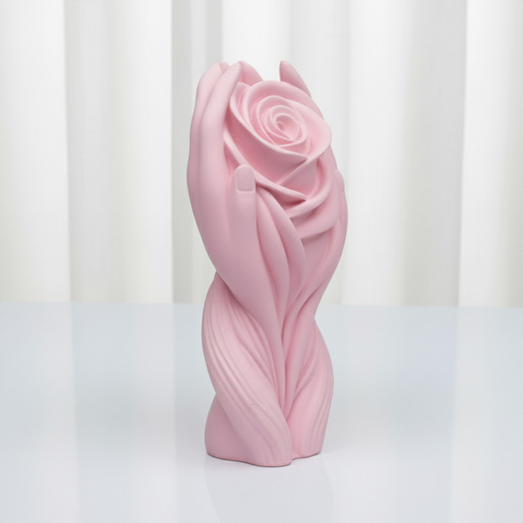 قالب رز اندامی سیلیکونی، مقاوم و مناسب پودر سنگ و بتن