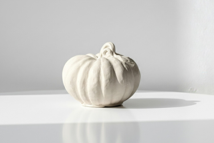 قالب سیلیکونی کدو برگدار، سایز متوسط ۸ سانتی