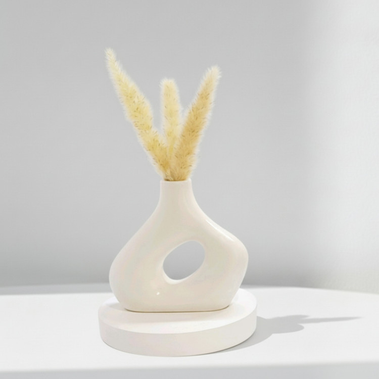 قالب سیلیکونی گلدان دونات دفرمه سایز کوچک – مدل ترند مینیمال