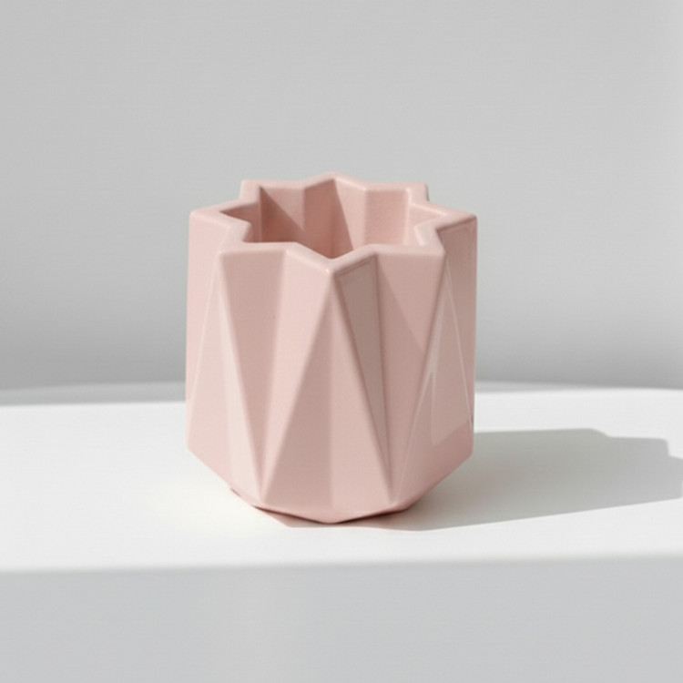 قالب گلدان دکوراتیو مدل لوتوس (ارتفاع ۷ سانت)