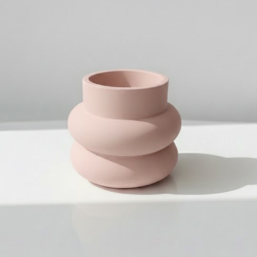 قالب سیلیکونی گلدان و جابراشی حلقهای مدل مدرن