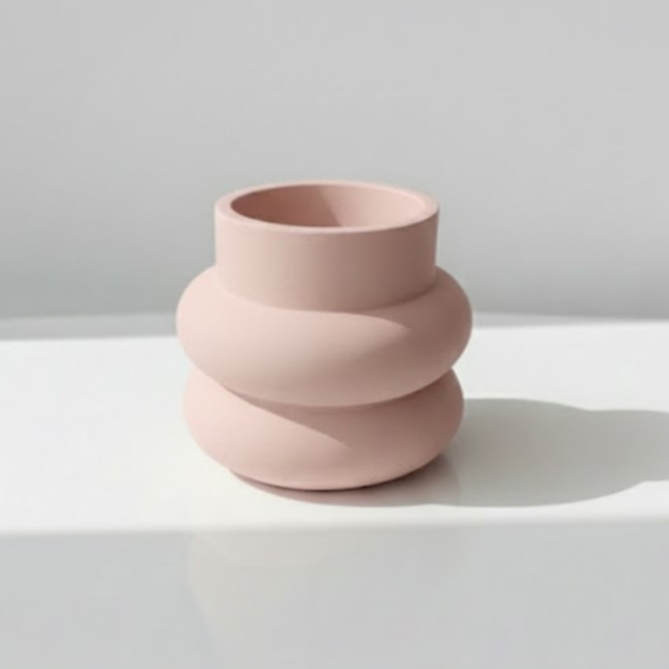 قالب سیلیکونی گلدان و جابراشی حلقهای مدل مدرن