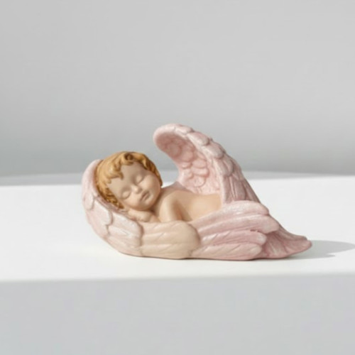 قالب سیلیکونی نوزاد خوابیده داخل بال فرشته