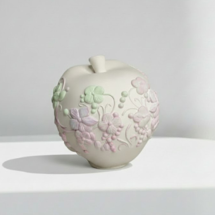 قالب سیلیکونی سیب طرحدار مدل شکوفه