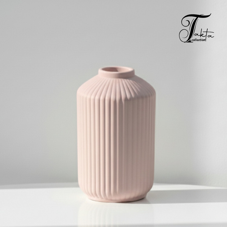 قالب سیلیکونی گلدان ۱۱ سانتی مدل شیاردار