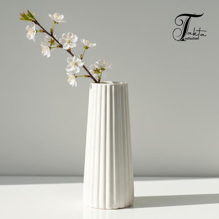 قالب سیلیکونی گلدان مدرن شیاردار