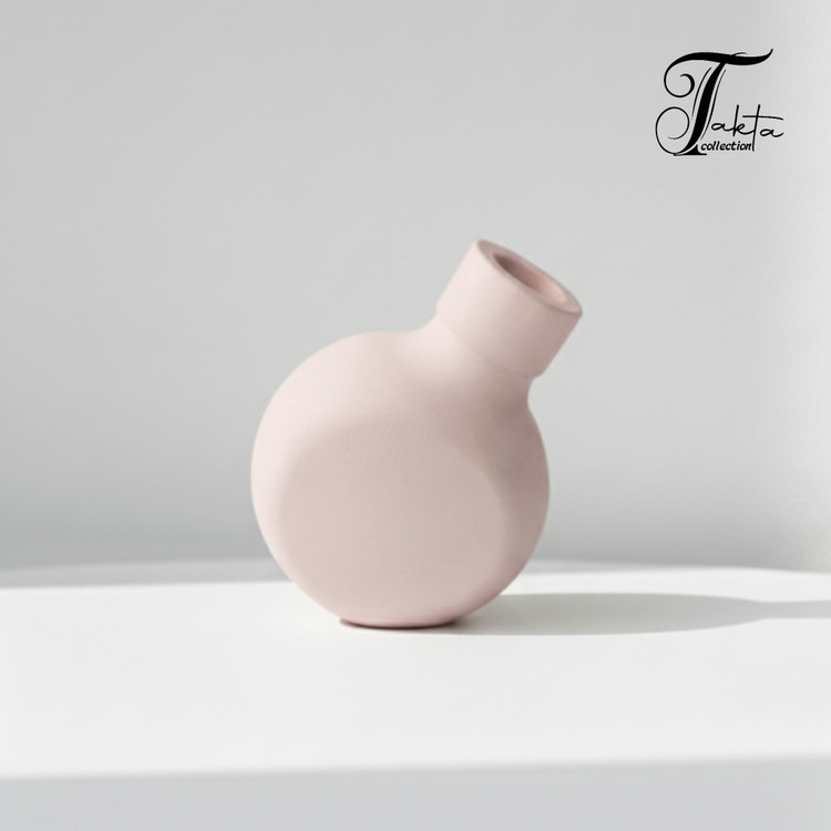 قالب سیلیکونی گلدان مینیمال دو وجهی / صاف و کج