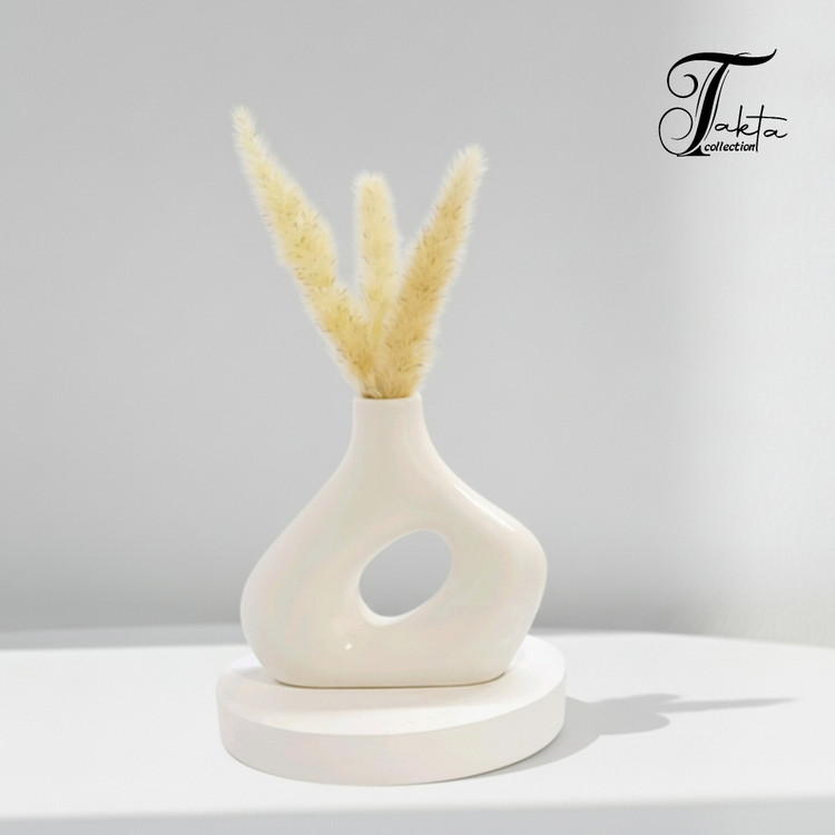 قالب سیلیکونی گلدان دونات دفرمه سایز کوچک – مدل ترند مینیمال