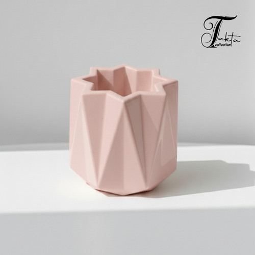 قالب گلدان دکوراتیو مدل لوتوس (ارتفاع ۷ سانت)