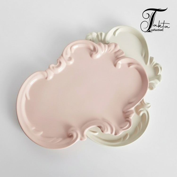 قالب سیلیکونی سینی مدل انگلیسی