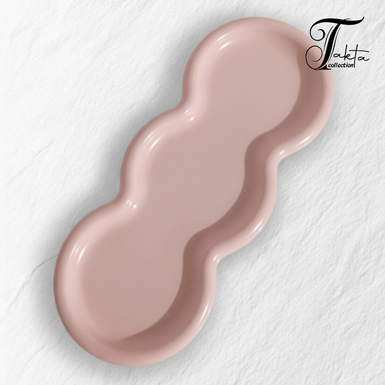 قالب سیلیکونی سینی مدل موجی سهخانه