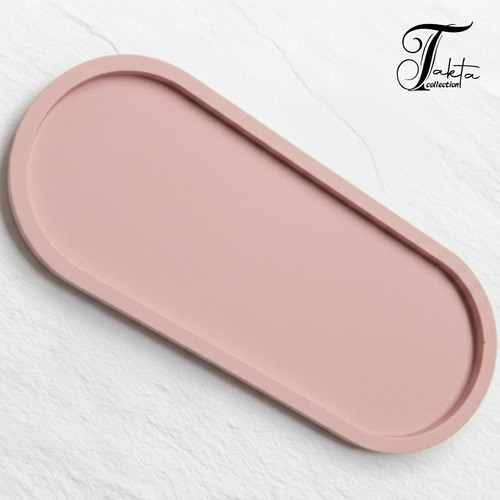 قالب سیلیکونی سینی بیضی لبه دار ۲۴ سانت