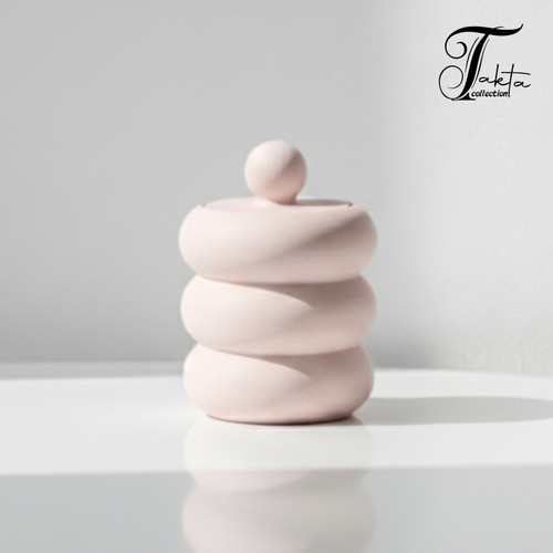 قالب سیلیکونی بانکه فنری با درب – مناسب ساخت شات شمع و ظروف دکوری