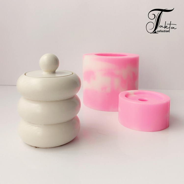 قالب سیلیکونی بانکه با درب، مدل فنری