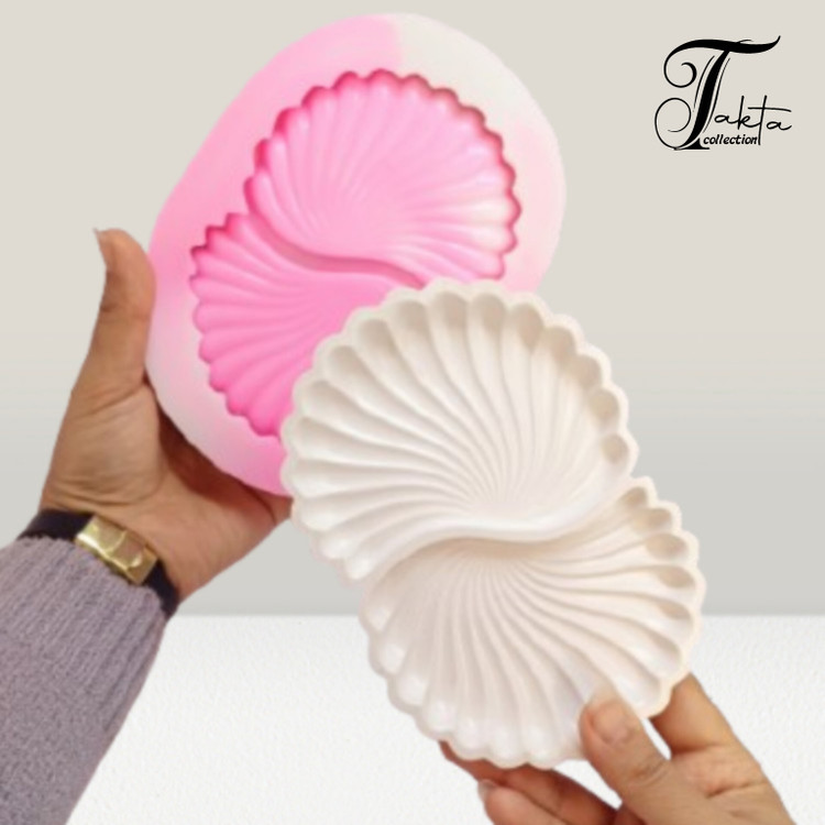 قالب ظرف مدل صدف دوقلو