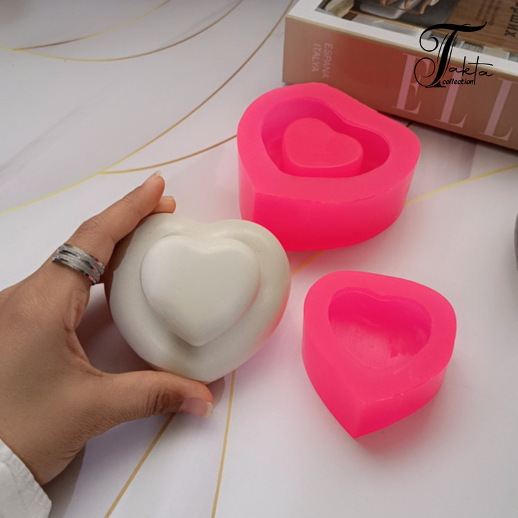 قالب ظرف قلبی در دار