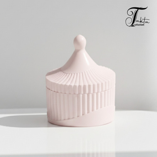 . قالب سیلیکونی قندان نیمه شیاردار مدل مراکشی با درب مخروطی