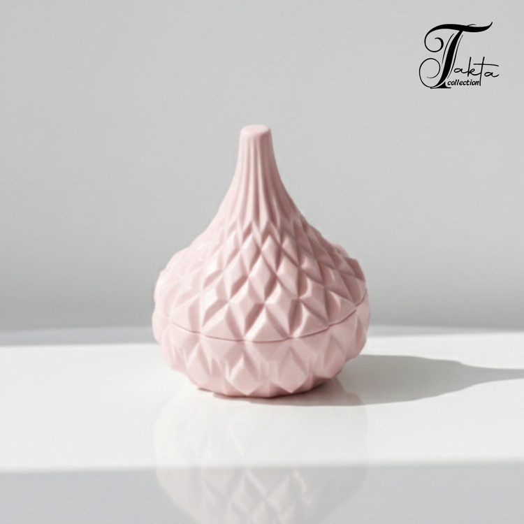 قالب سیلیکونی قندان انجیری با طراحی الماسی مناسب سنگ مصنوعی