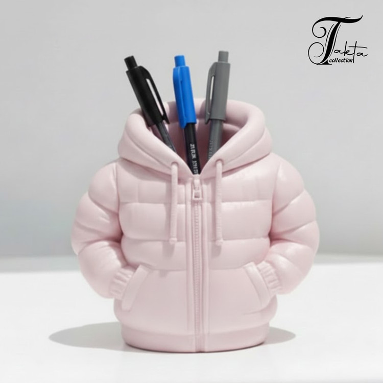 قالب سیلیکونی جامدادی / جاقلمی کاپشن ۱۲ سانتی مدل پفدار