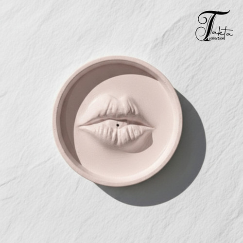 قالب سیلیکونی جاعودی مدل لب، قطر ۸ سانت