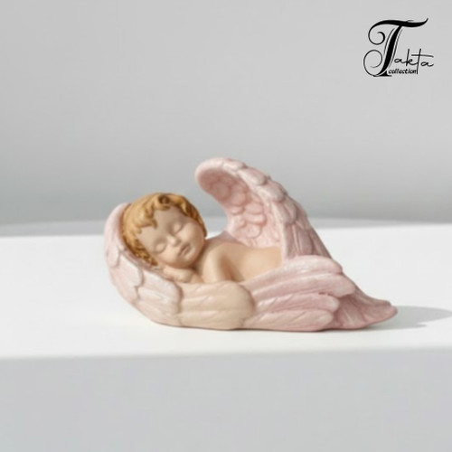 قالب سیلیکونی نوزاد خوابیده داخل بال فرشته