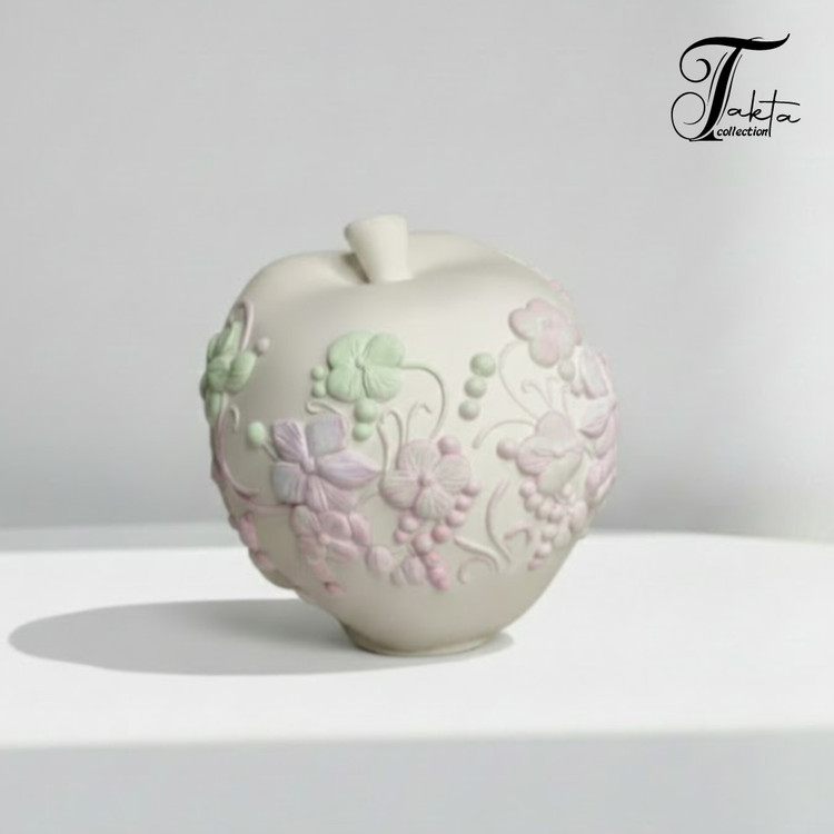 قالب سیلیکونی سیب طرحدار مدل شکوفه