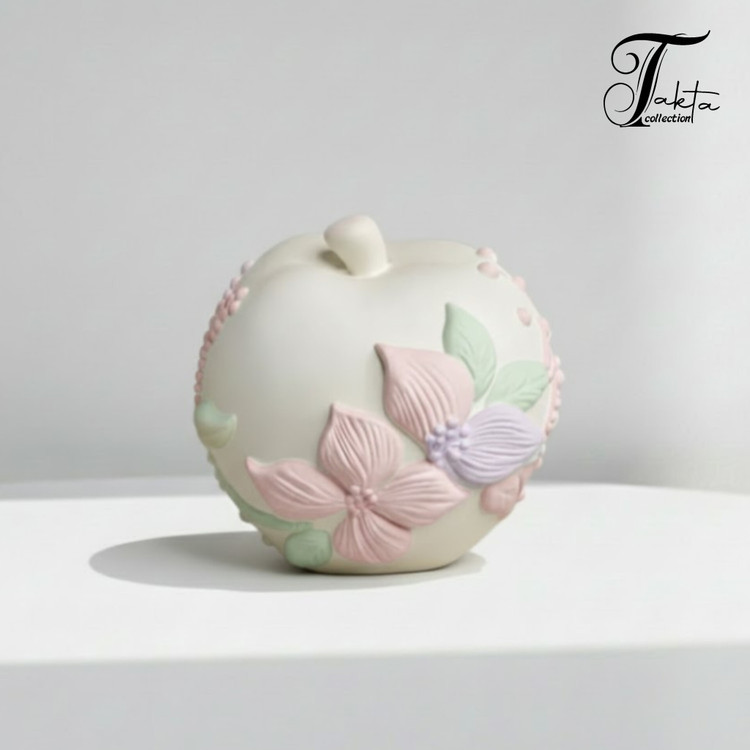 قالب سیلیکونی سیب طرحدار مدل گلبرگ درشت